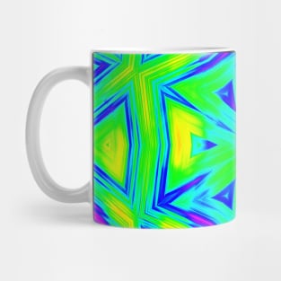 Bold rainbow kaleidoscope Mug